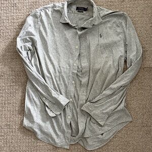 Polo by Ralph Lauren Light Gray Casual Shirt